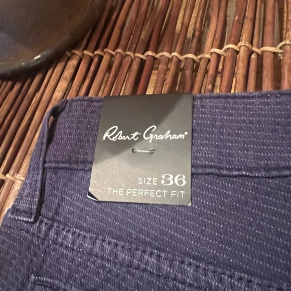 Robert Graham Grant Seersucker Slim Pant Sz 36 - Picture 11 of 13